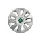 Set 4 Capace Roti pentru Skoda Nou Verde, model Stratos Gray, R16