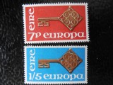 IRLANDA-EUROPA CEPT 1968-SERIE COMPLETA-NESTAMPILATE, Nestampilat