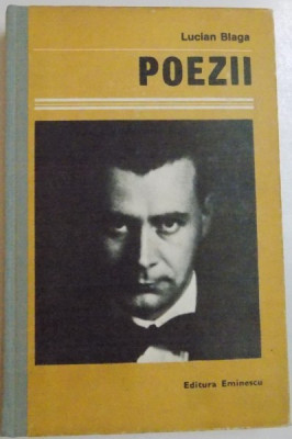 POEZII de LUCIAN BLAGA , 1988 foto