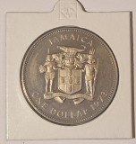 Jamaica, 1 Dollar 1973, KM#57, comemorativa, 38.5 mm, America Centrala si de Sud
