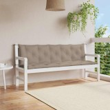 vidaXL Pernă bancă de grădină, taupe, 180x(50+50)x7cm, material oxford 315036