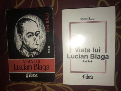 Viata lui Lucian Blaga / Ion Balu Vol. 3-4 1944-1961 foto