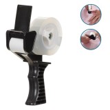 Suport pentru bandă adezivă cu bandă, 25m x 18mm, Negru, CMCLASS