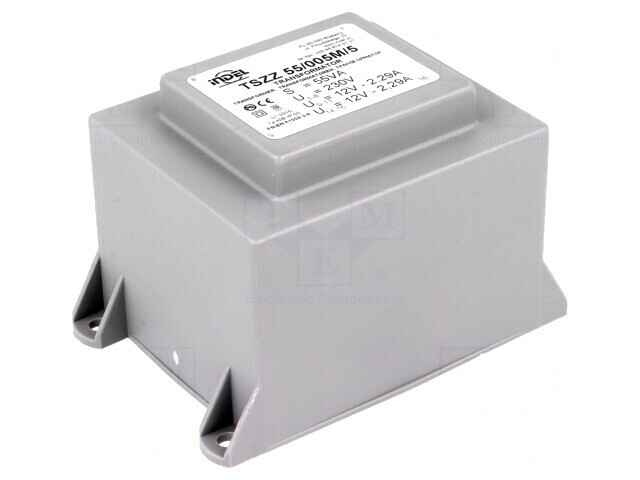 Transformator &Icirc;ncapsulat 55VA 230V 12V PCB