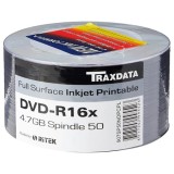 DVD-R 4.7GB 16X PRINTABIL SET 50 BUC TRAXDATA