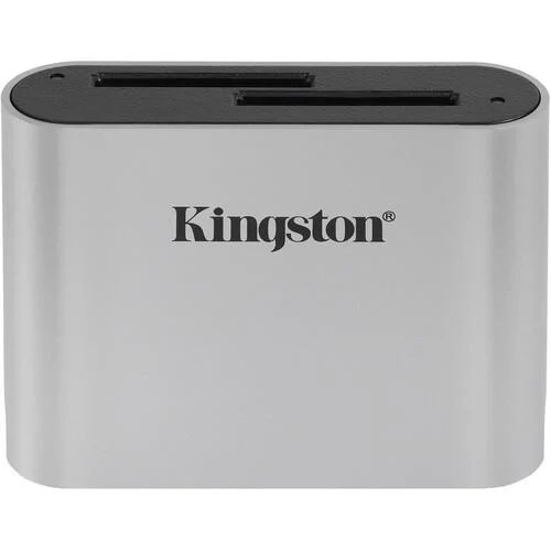 Card reader Kingston, USB 3.2, Supported Cards: UHS-II SD cards/Backwards-compatible