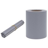 Banda de intimitate PVC 35x0,19 m Gri deschis mat