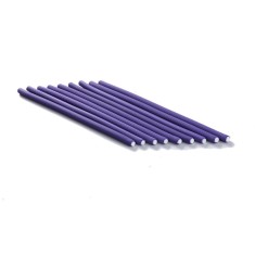 Bigudiuri flexibile violet 0.8*23cm Ihair Keratin 10 buc