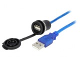 Cablu-adaptor USB A USB 2.0 IP65 1,5m