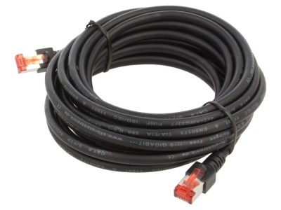 Cablu Patch Cord S/FTP Cat6 Negru 5m foto
