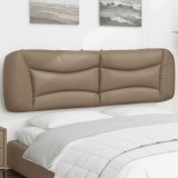 Perna pentru tablie pat, cappuccino, 180 cm, piele artificiala GartenMobel Dekor, vidaXL