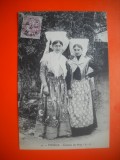 HOPCT 507 B FOURAS -FEMEIE 1913 -FRANTA -TCV-COSTUM SI COAFURA / COSTUME TRADITIONALE -EUROPA -