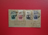 1918 - PLIC FILATELIC - OCUPATIA GERMANA IN ROMANIA - MVIR - STAMPILA - BUKAREST