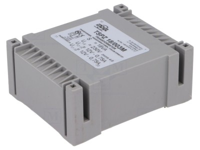 Transformator PCB &amp;icirc;ncapsulat 18VA 230V AC foto