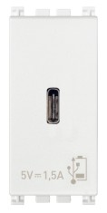 Priza USB tip C 5V 1,5A 1M Vimar Arke alb 19292.C.B