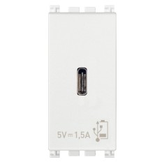 Priza USB tip C 5V 1,5A 1M Vimar Arke alb 19292.C.B