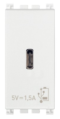 Priza USB tip C 5V 1,5A 1M Vimar Arke alb 19292.C.B foto