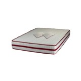 Set Saltea ortopedica, cu arcuri, Roza Super Lux Ortopedic 140x190x25cm, fermitate mediu spre tare, plasa de arcuri Bonell, fara vara-iarna, banda de