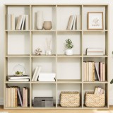 VidaXL Bibliotecă, stejar Sonoma, 137,5x29x137,5 cm, lemn prelucrat