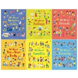 Usborne All About Feelings My First Books 6 Books Set By Felicity Brooks (All About Feelings, All About Families, All About Diversity, All About Frien