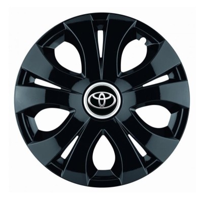 Set 4 Capace Roti pentru Toyota, model Top Black, R15 foto
