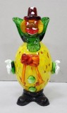 Clovn galben, Sticla de Murano, Italia, Secol XX