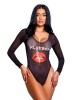 Body Playboy Lingerie - Cover Girl Teddy Lips