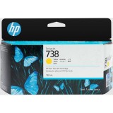 HP original ink 498N7A, HP 738, žlt&aacute;, 130ml