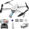 Drona cu Telecomanda, Camera Video, WiFi, Lumini LED, Mentinere Altitudine, Rotire 360&deg;, Pliabila, Aplicatie Telefon, Geanta, Gri