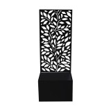 Cumpara ieftin Jardiniera fier negru 30 x 22 x 80 cm
