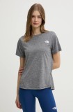 The North Face tricou sport Flex culoarea gri, NF0A8BRR5S51