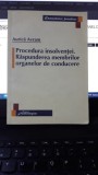 Procedura Insolventei , Raspunderea Membrilor Organelor de Conducere - Aurica Avram