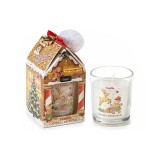 Lumanare parfumata Craciun in cutie cadou aroma Vanilie II cm 5,5 x 5,5 x 11,5 H