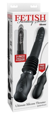 Vibrator 3 viteze de impingere + 10 moduri de vibratie Ultimate Silicone foto