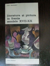 Literatura si pictura in Franta secolele XVII-XX Louis Hautecoeur foto