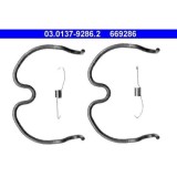 Set accesorii reparatie saboti frana Ate 03013792862, parte montare : punte spate