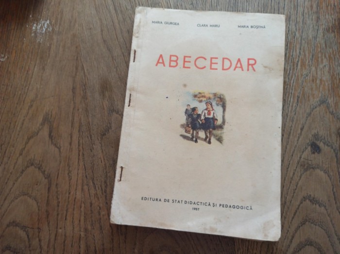 Abecedar// 1957, ilustratii Coca Cretoiu-Seinescu *** DEFECT !