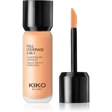 KIKO Milano Full Coverage 2-In-1 make-up si corector 2 in 1 culoare 40 Warm Beige 25 ml
