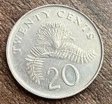 C50 - Moneda foarte veche - Singapore - 20 centi - 2007