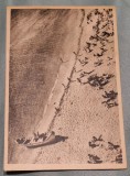 Litoralul romanesc - Constanta - Eforie, Carte postala veche, circulata - corespondenta