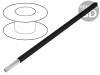 Cablu HookUp Wire ALPHA INDUSTRIES 28AWG PTFE Negru Conductor Cupru Tensiune 0.25kV Rola 30.5m