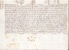 PM263N Bulă papală emisă de Papa Benedict al XIV-lea, 1749, pe pergament