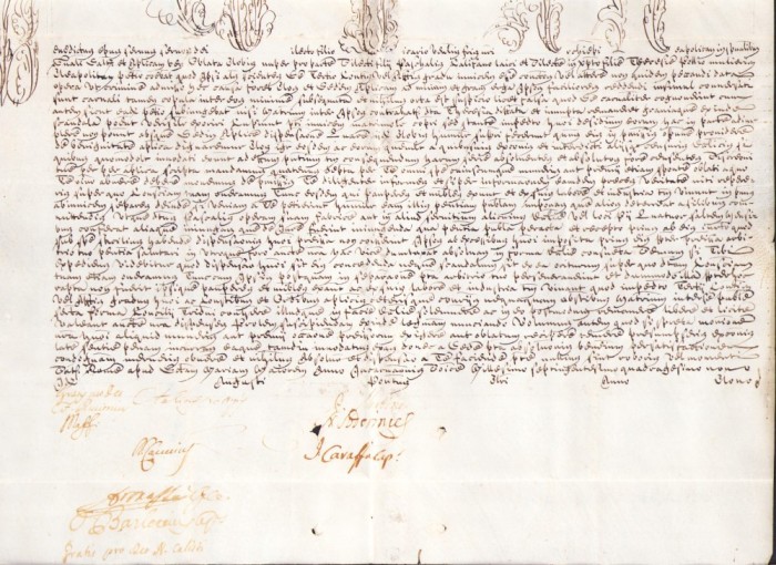 PM263N Bulă papală emisă de Papa Benedict al XIV-lea, 1749, pe pergament