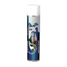 Vopsea acrilica lucioasa aerosol Maestro 600ml RAL9010 - Alb Garage AutoRide