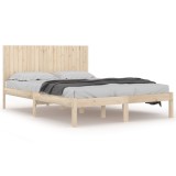 Cumpara ieftin Cadru de pat fara saltea, 200x200 cm, lemn masiv pin