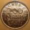 7.737 GERMANIA WEIMAR 200 MARK 1923 D AUNC