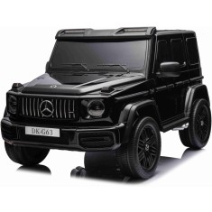 Masinuta electrica copii Mercedes G63, 2 locuri, 4x4, 800W, 24V 14Ah, MP4, neagra
