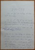 Manuscris olograf Geo Bogza, Miristea, 6 pagini