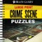 Brain Games Large Print Crime Scene Puzzles