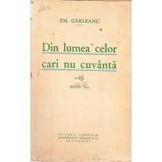 DIN LUMEA CELOR CARI NU CUVANTA